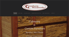 Desktop Screenshot of greshamwoodworks.com